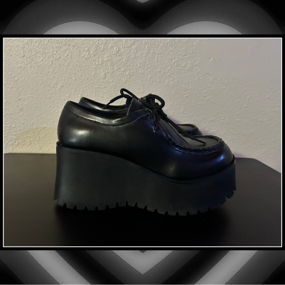 Vintage 90s Chunky Platform Loafers